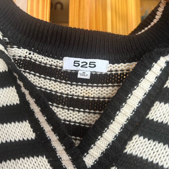 525 America Stripe Polo Dress Size M - Picture 4 of 5